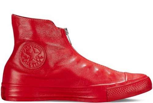 Original Women's Converse Chuck Taylor All Star Shroud Red Leather Red 549720C Size UK 8 (SA 8)