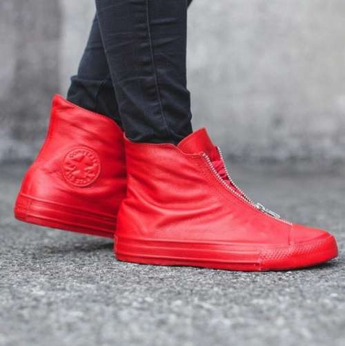 Red converse womens size 5 hot sale