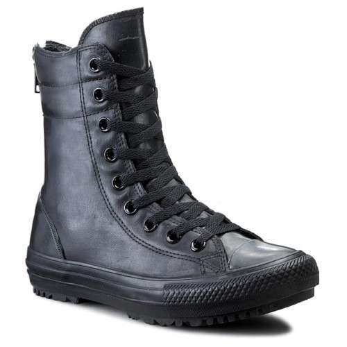Original Women's Converse Chuck Taylor All Star Hi-Rise Boot  Black/Black 549591C Size UK 4 (SA 4)