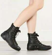 Original Women's Converse Chuck Taylor All Star Hi-Rise Boot  Black/Black 549591C Size UK 4 (SA 4)