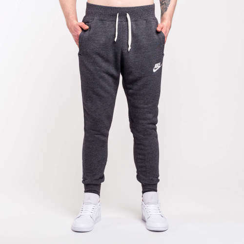 Original Men's Nike Joggers Sportswear Heritage Pants Dark Heather CN8758 010 Size Extra Large