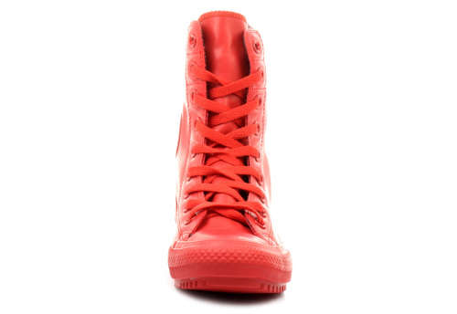Original Women's Converse Chuck Taylor All Star Hi-Rise Boot Warm Red/ Red 549592C Size UK 5 (SA 5)