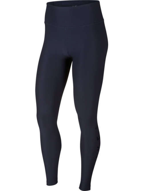 Original NIKE Womens Power Team Victory Tight Fit 7/8 Leggings Obsidian CD8983 451 Size Medium