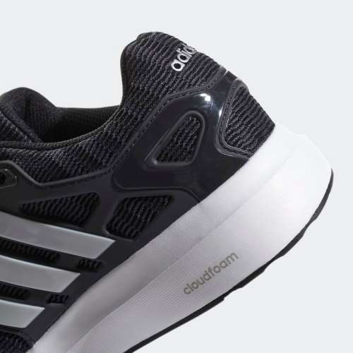 Original Women's adidas ENERGY CLOUD V Running Core Black/ Matte Silver B44846 Size UK 7 (SA 7)