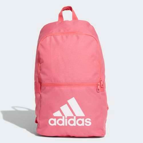 Original adidas Unisex Classic 18 Backpack Real Pink Travel Gym Bag Medium DW3709