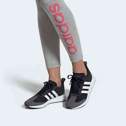 Original Women's adidas Run 60S Running Core Black/ Cloud White/ Grey EE9737 Size UK 5 (SA 5)