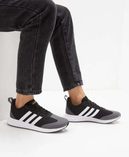 Original Women's adidas Run 60S Running Core Black/ Cloud White/ Grey EE9737 Size UK 5 (SA 5)