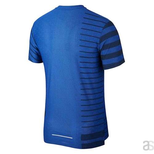 Original Mens NIKE Techknit Ultra Cool Short Sleeve Running Tee Shirt BV4687 405 Size Medium