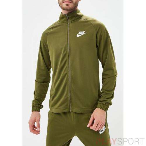 Nike tracksuit olive green hotsell