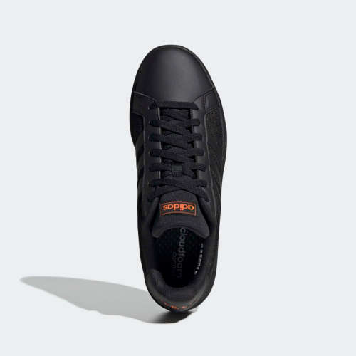 adidas Men's Grand Court Core Black/ Orange EF0128 Size UK 11 (SA 11)