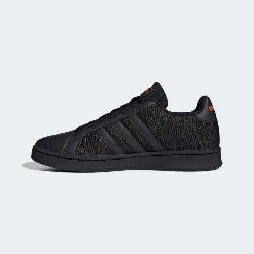 adidas Men's Grand Court Core Black/ Orange EF0128 Size UK 11 (SA 11)