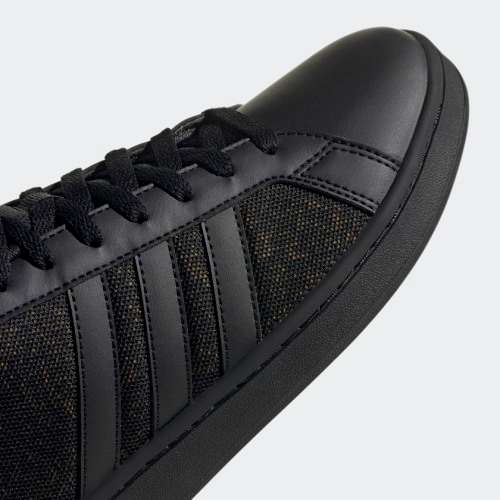 adidas Men's Grand Court Core Black/ Orange EF0128 Size UK 11 (SA 11)