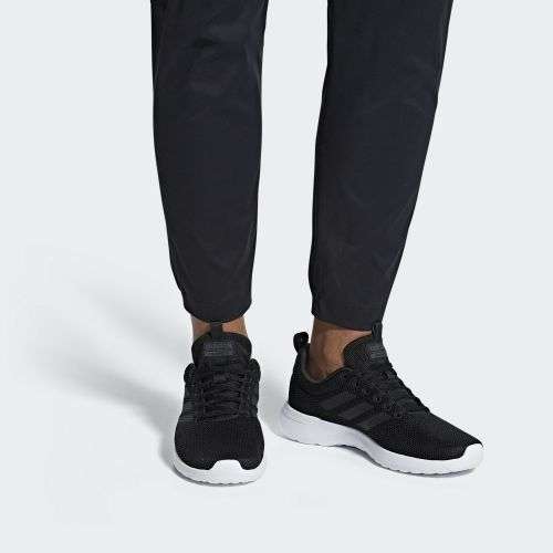 Original Men's adidas Lite Racer CLN Carbon Black/White B96569 Size UK 8 (SA 8)