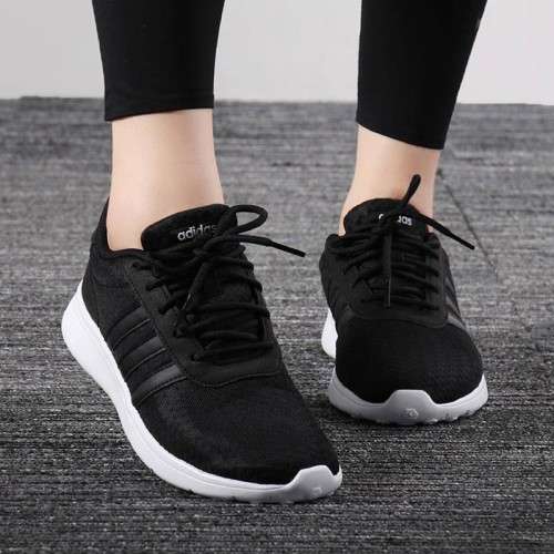 Original Women's adidas Lite Racer Core Black/Cloud White F34664 Size UK 5 (SA 5)