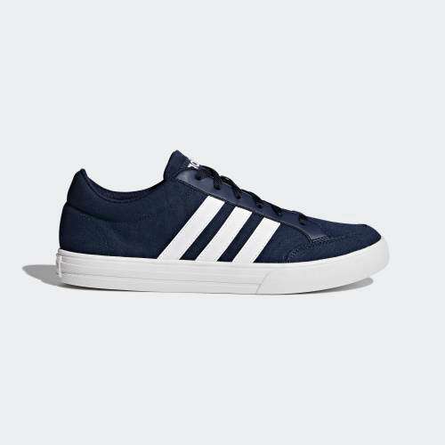 Original Men's adidas VS SET Collegiate Navy/ Cloud White AW3891 Size UK 8 (SA 8)