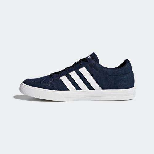 Original Men's adidas VS SET Collegiate Navy/ Cloud White AW3891 Size UK 8 (SA 8)