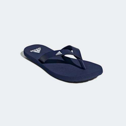 Original Mens adidas EEZAY FLIP FLOPS Dark Blue/ Cloud White F35028 Size UK 10 (SA 10)