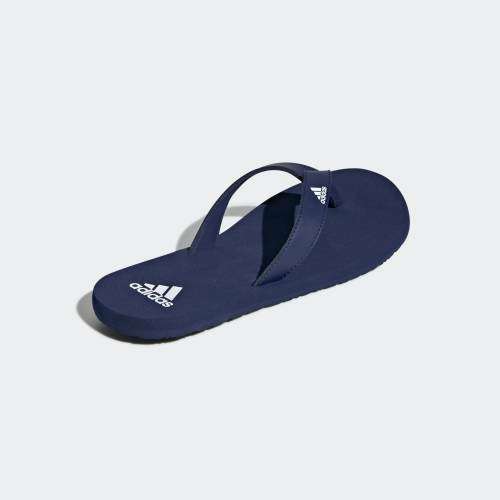 Original Mens adidas EEZAY FLIP FLOPS Dark Blue/ Cloud White F35028 Size UK 10 (SA 10)