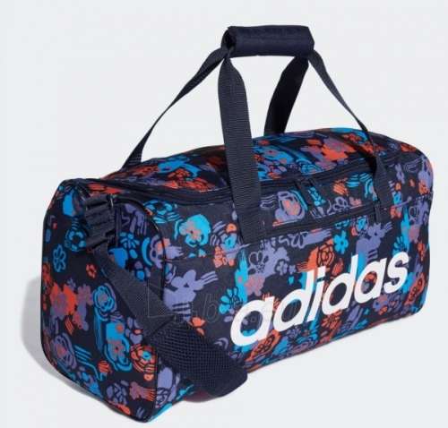 Original adidas Unisex Linear Core Graphic Duffel Bag Multicolor Small DT5653