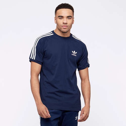 Original Men's adidas adicolor California T-Shirt Navy CZ4546 Size XL