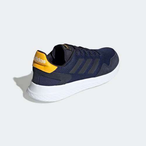 Original Men's adidas ARCHIVO Dark Blue/ Active Gold EF0435 Size UK 9.5 (SA 9.5)