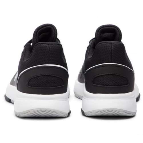 Original Mens adidas COURTSMASH Core Black/ Grey Two F36717 Size UK 8 (SA 8)