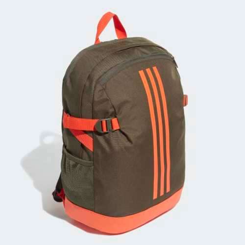 Original adidas Unisex 3-STRIPES POWER BACKPACK MEDIUM Cargo/Active Orange DZ9430
