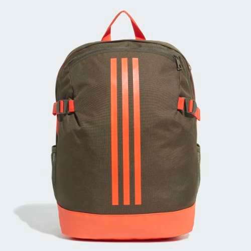 Original adidas Unisex 3-STRIPES POWER BACKPACK MEDIUM Cargo/Active Orange DZ9430