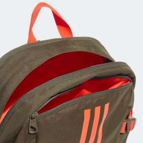Original adidas Unisex 3-STRIPES POWER BACKPACK MEDIUM Cargo/Active Orange DZ9430