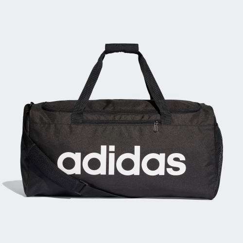 adidas UNISEX Linear Core Duffel Bag Medium black/black/white DT4819