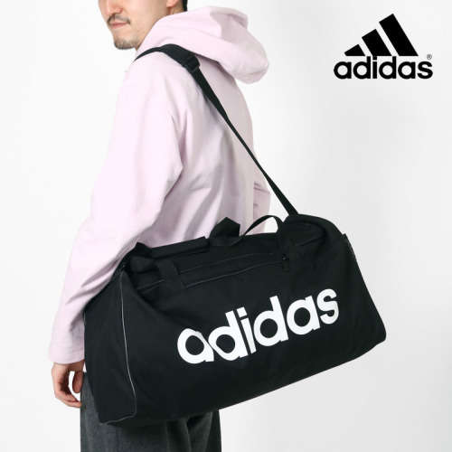 adidas UNISEX Linear Core Duffel Bag Medium black/black/white DT4819
