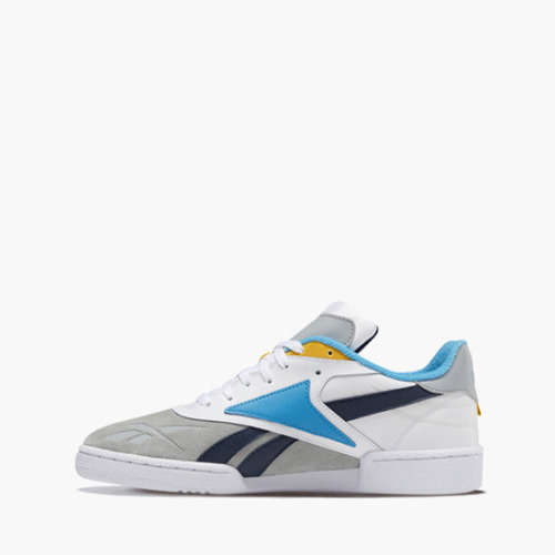Original Reebok Mens Club C RC 1.0  White/ True Grey/ Collegiate Navy DV8662 Size UK 9 (SA 9)