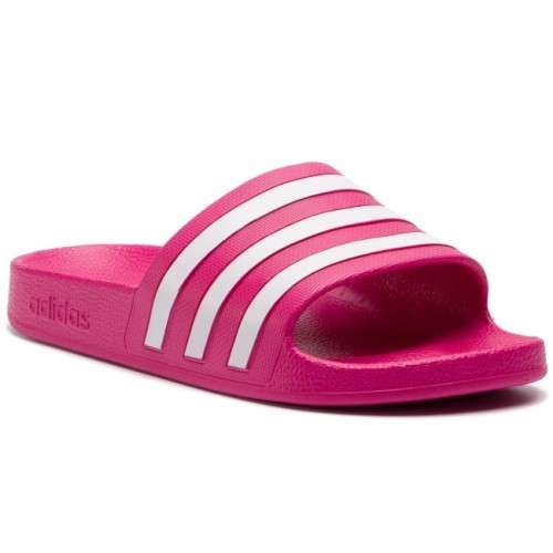 Original UNISEX adidas ADILETTE Aqua SLIDES Real Magenta F35536 Size UK 9 (SA 9)
