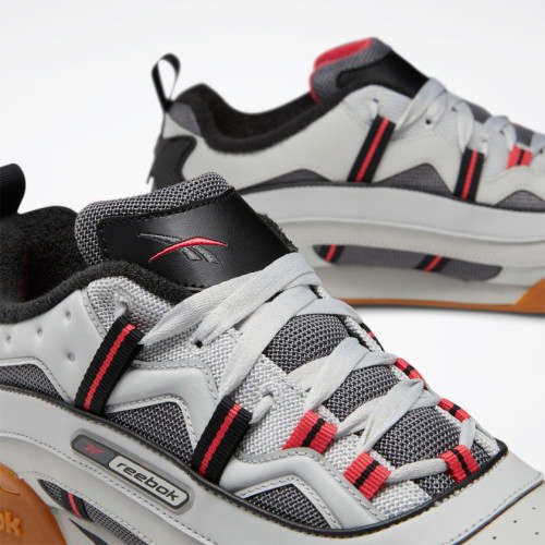 Original Reebok Mens Workout Plus Classic 1.0 Skull Grey/ True Grey DV8987 Size UK 8 (SA 8)