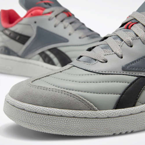 Original Reebok Mens Club C RC 1.0  True Grey/ Black DV8664 Size UK 10 (SA 10)