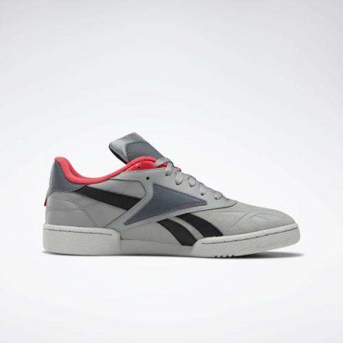 Original Reebok Mens Club C RC 1.0  True Grey/ Black DV8664 Size UK 10 (SA 10)