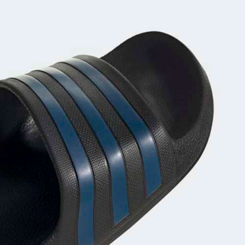 Original UNISEX adidas ADILETTE Aqua SLIDES Core Black/ Legend Marine F35532 Size UK 8 (SA 8)