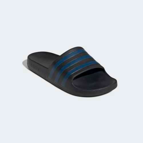 Original UNISEX adidas ADILETTE Aqua SLIDES Core Black/ Legend Marine F35532 Size UK 8 (SA 8)