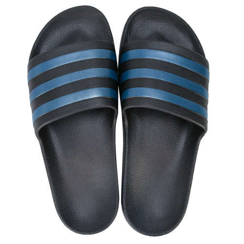 Original UNISEX adidas ADILETTE Aqua SLIDES Core Black/ Legend Marine F35532 Size UK 8 (SA 8)