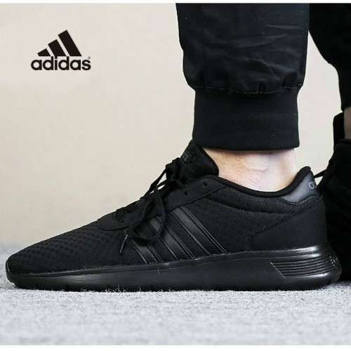 Original Men's adidas Lite Racer CLN Core Black/ Black DB0646 Size UK 10 (SA 10)