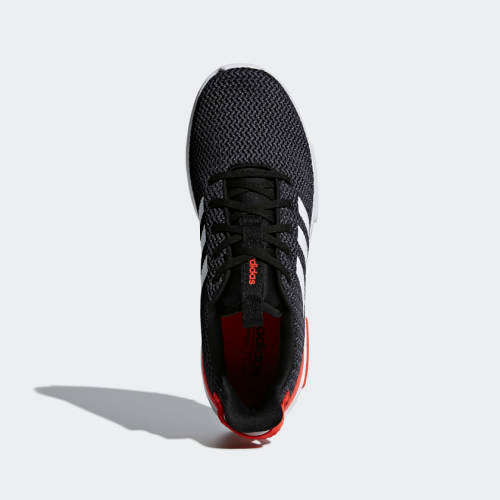 Original Men's adidas CLOUDFOAM RACER TR Core Black/ Hi-Res Red B43638 Size UK 10 (SA 10)