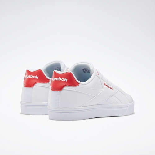 Original Womens Reebok Royal Complete 3 LOW White/ Rebel Red FU7584 Size UK 6 (SA 6)
