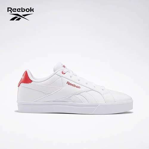 Original Womens Reebok Royal Complete 3 LOW White/ Rebel Red FU7584 Size UK 6 (SA 6)