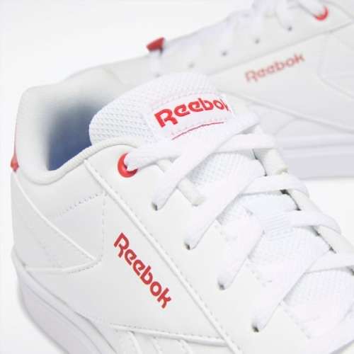 Original Womens Reebok Royal Complete 3 LOW White/ Rebel Red FU7584 Size UK 6 (SA 6)