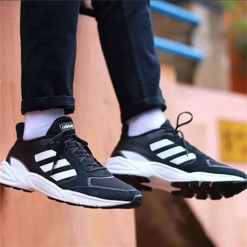 Original Men's adidas 90S VALASION Core Black/ Cloud White EE9892 Size UK 8 (SA 8)