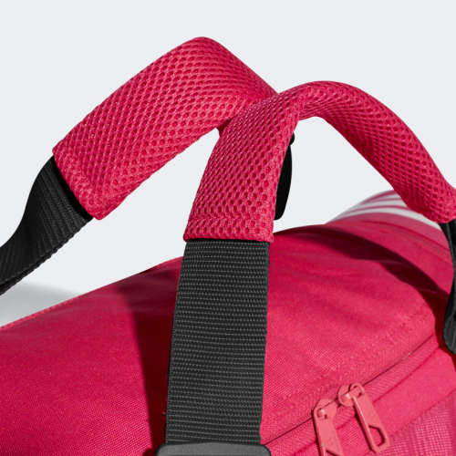 Original Women's adidas CONVERTIBLE 3 STRIPES DUFFEL BAG Real Magenta DT8647