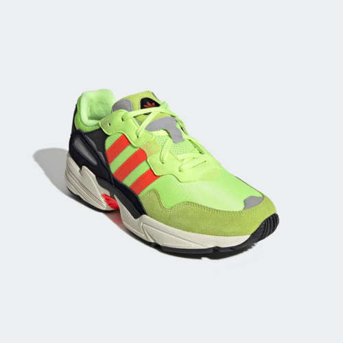 Original Men's adidas Yung 96 Hi-Res Yellow/ Solar Red EE7246 Size UK 7 (SA 7)
