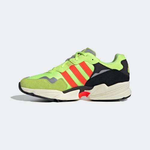 Original Men's adidas Yung 96 Hi-Res Yellow/ Solar Red EE7246 Size UK 7 (SA 7)