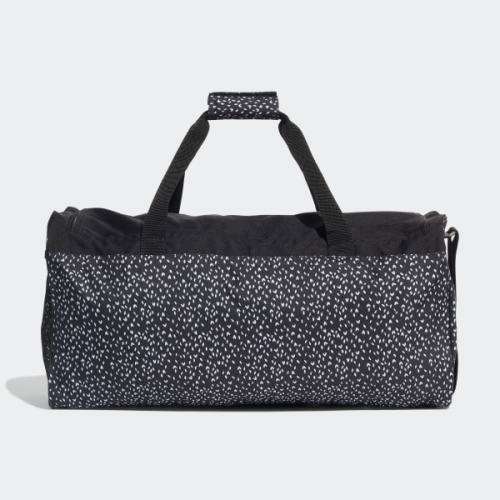 Original adidas Unisex Linear Duffel Bag Medium Black/ White ED0295