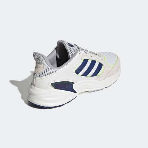 adidas Men's 90S VALASION Cloud White/ Dark Blue EE9895 Size UK 10.5 (SA 10.5)